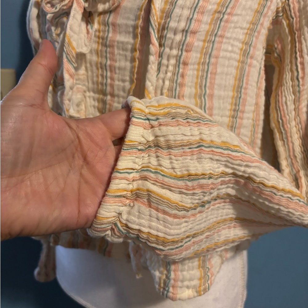 Jessica Simpson, Striped, Ruffle Top - Picture 5 of 8